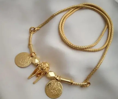jeni Mangalyam chain Gold-plated Plated Copper Chain Set