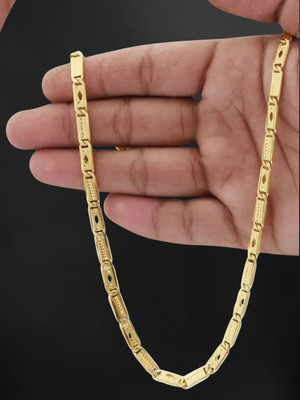 RKB SALES 1 gm high quality gold plated men's chain Gold-plated Plated Alloy Chain