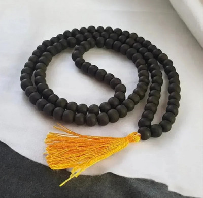 divinesouviners Karungali Malai Original 8mm | Certified Mala Genuine Black Ebony Wood Chain