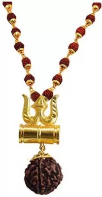 RADHA KRISHNA Beads Gold-plated Plated Brass Chain