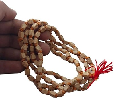 Chandra Original Tulsi Mala Rosary Japa Prayer Beads Mala 108 beads Wood Necklace