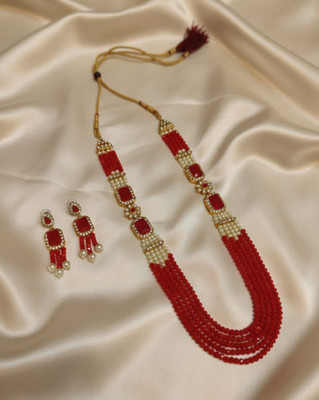 Chawla jee traders Pearl Alloy Necklace Set