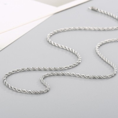 SPYRONIX REAL TREASURE Silver Plated Stainless Steel Chain