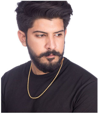 The Splendid Gold Plated Rope Chain for Men and Women-Unisex Beads Gold-plated Plated Brass, Alloy Chain