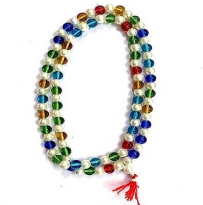 RATAN BAZAAR Navratna or Navgrah Mala Multi Color Crystal Copper Chain