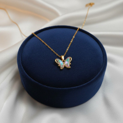 VR Divine Adorn Gold-plated Plated Stainless Steel Chain Set