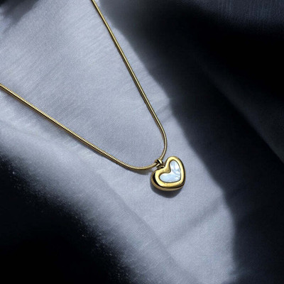 Winnifred Winnifred Anti tarnish Stainless Steel Gold Gold-plated Plated Stainless Steel Necklace