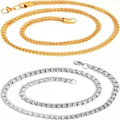 Sipradh Gold-plated, Silver Plated Alloy Chain Set