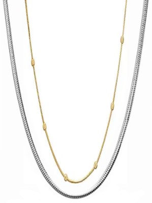 Neerajyoti Silver, Sterling Silver, Gold-plated Plated Silver, Sterling Silver, Alloy Chain Set