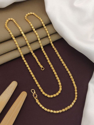 mahantart Diamond Gold-plated Plated Brass Chain