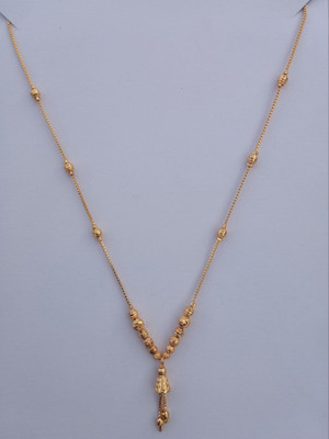 S K D J Fancy Necklace For Woman Fancy Women Necklaces & Chains Beads Gold-plated Plated Brass Necklace