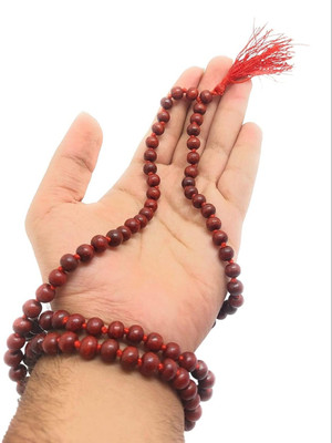 Somapa Fashion Original Chandan Mala 108 Beads for Jaap & Wearing Wood Chain