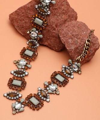 SOHI Gold-plated Plated Alloy Necklace