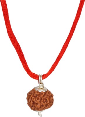 HAPPY CREATION 7 Face Rudraksha Indonesia Bead Natural High Quality Certified Wood Choker