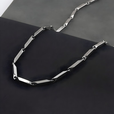 REVERSEA Silver Plated Stainless Steel Chain