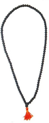 Lucky Rudraksha Original Karungali Mala 4mm | 108 Beads Ebony Wood for Meditation & Protection Wood Necklace