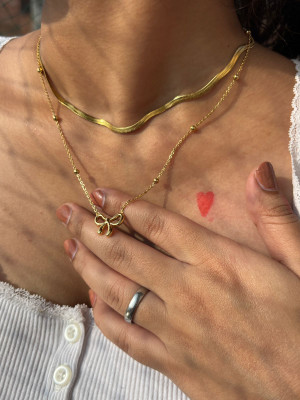SNADRAPES Gold-plated Plated Alloy Chain