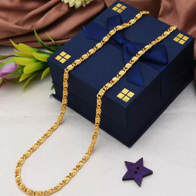 JSS-MP BHJ Men chain Crystal Gold-plated Plated Brass Chain