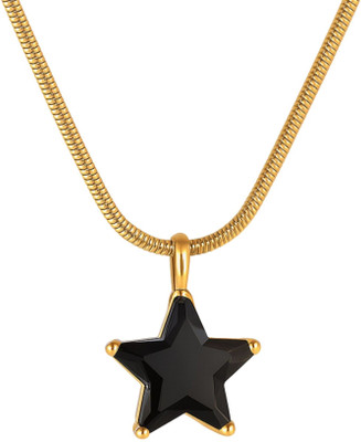 NEEVO Midnight Star Necklace Gold-plated Plated Stainless Steel Necklace