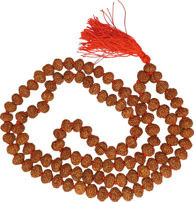 Gemuncle 7 Mukhi Rudraksha Mala - Certified Natural Indonesian Beads (108+1) Rudraksha Necklace