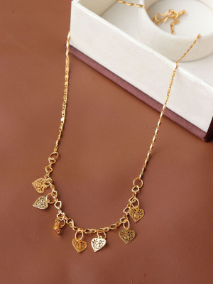 binodini LADIES EVERYDAY WEAR NECKLACE Gold-plated Plated Alloy Chain
