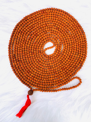 Rudraksham 1008 Rudraksha Mala with 1 Nepali Sumero Bead | Handmade Japa Mala by Rudraksham Rudraksha Chain