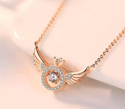 zorvi DISCO DIAMOND ROSE GOLD PLATED Diamond Gold-plated Plated Stainless Steel Necklace