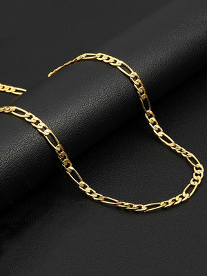Faizam Collection Gold-plated Plated Brass Chain