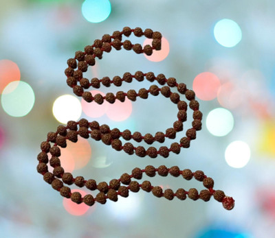 dr. shrimali & astro science Rudraksh Mala Natural 108+1 Beads Original for Pooja, Jaap Mala Rudraksha Necklace dr. shrimali & astro science Rudraksh Mala Natural 108+1 Beads Original for Pooja, Jaap Mala Rudraksha Necklace