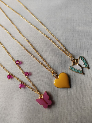 Kuldevi Entersprise Gold-plated Plated Stainless Steel Chain Set