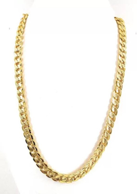 TULAMIVI 1 gram High Quality Indian Polished “20” Inches Gold Chain for Men and boy Gold-plated Plated Copper Chain