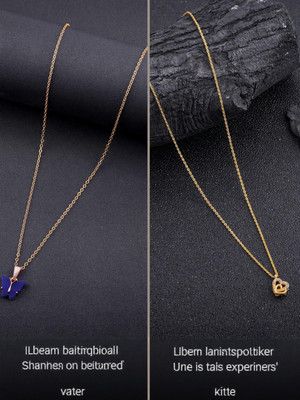 Dressberry Gold-plated Plated Brass Necklace