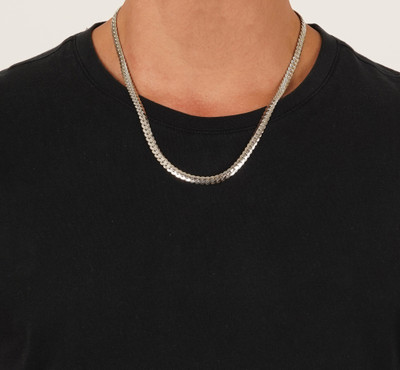 MILLER MILLER Stylish Stainless Steel Neck Chain For Men & Boys Silver Plated Stainless Steel Chain