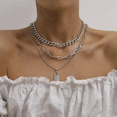 Vembley Silver Plated Alloy Necklace