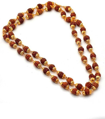 LexCorp Rudraksha Jap Mala For Men & Boys Gold-plated Plated Alloy Chain