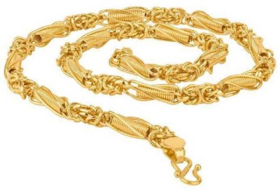 Aviate S SPRING (CHAIN) Cubic Zirconia Gold-plated Plated Alloy Chain