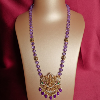 PVG Horizon Traditional Ethnic Trendy Gold-Plated Beads Necklace for Women & Girls Beads Gold-plated Plated Metal Necklace