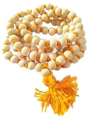Ishwaraa Original Wooden Tulsi 108 Beads Japa Mala Prayer (Sita Ram Tulsi Mala) Beads Wood Necklace