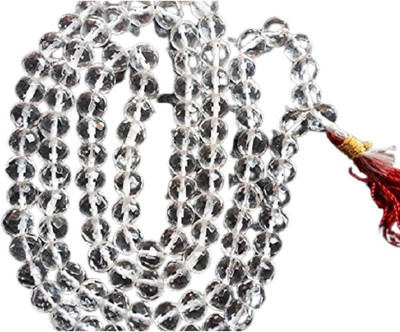 RATAN BAZAAR Genuine Sphatik beads Mala Crystal Stone Chain