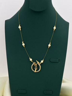 Romil American Diomand/ Cubic Zirconia Gold-plated Plated Brass Necklace