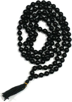 APDI Kaali Hakik Mala Beads Glass Necklace