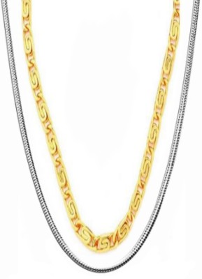 Neerajyoti Silver, Gold-plated, Sterling Silver Plated Silver, Sterling Silver, Alloy Chain Set