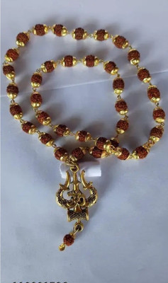 MAHAKAL collections RUDRAKSHA DAMROO MALA Rudraksha Chain Set