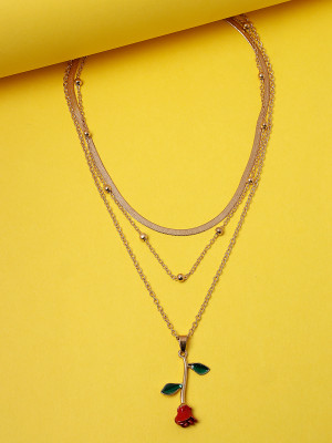 Scintillare by Sukkhi Gold-plated Plated Alloy Layered