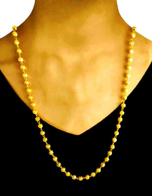 manohar One Gram Gold Plated Chain Gold-plated Plated Brass Chain