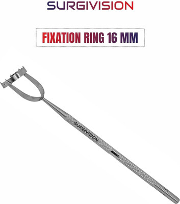 SurgiVision C Style Fixation Ring 16 mm with Swivel Handlefor Ophthalmic Surgical Instrument Needle Burner