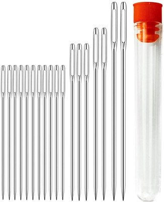 QUEEN ENTERPRISE Hand Sewing Needle(Knitting Needle Needle Bottle Regular Pack of 18)