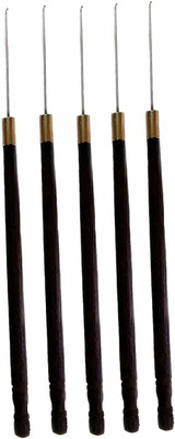 Survyam Enterprise Wooden Aari, Embroidery, Maggam Beading/Zardhosi Needles Hand Sewing Needle(Knitting Needle Needle 110MM Pack of 5)