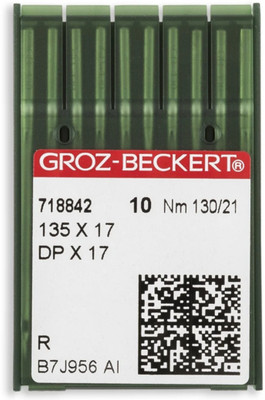 SSS 10 Pcs Groz-Beckert 135X17 Dpx17 Needle for Walking Foot Sewing Machine (21/130) Machine Sewing Needle(Ball Point Needle DPX17 21 NO. NEEDLE Pack of 10)