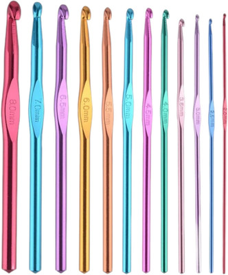 ADW CRAFT'S SET12 PCS Hand Sewing Needle(Crochet Needle SET12 PCS Pack of 1)